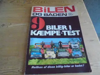 BILEN OG BÅDEN NR. 6 FRA 1972  