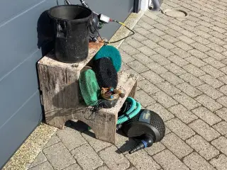 Filter, rensningsanlæg til have bassin. Guldfiske 