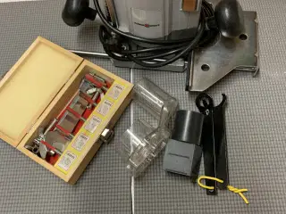 Overfræser med jern