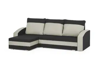 Hjørnesovesofa - Sofa med sove funktione KIN
