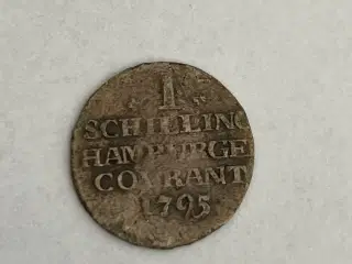 1 Schilling Courant Hamburg 1795