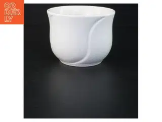 Hvid keramik urtepotte (str. 10 cm ø 13 cm)