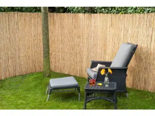 2 stk. havehegn bambus 500 x 100 cm