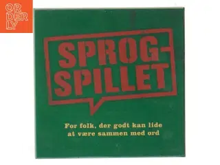 Sprogspillet