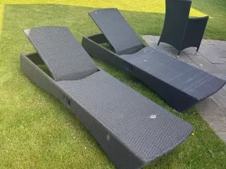 Solsenge i rigtig polyrattan