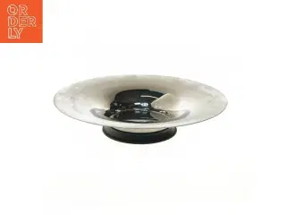 Rustfri stål fad på fod fra Erik Bagger (str. Ø 34 cm)
