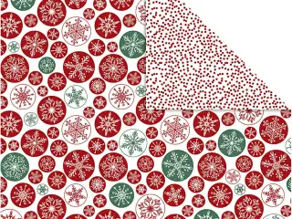 Designpapir, iskrystaller og prikker, ark 30,5x30,5 cm, 180 g, 5ark/ 1 pk.