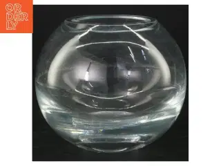 Rund glas vase/skål (str. Ø 16 cm)