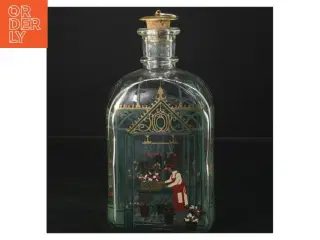 Snapse flaske til julesnaps (str. 19 cm) fra Holmegaard