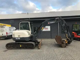 Terex TC 75 Engcon rotortilt