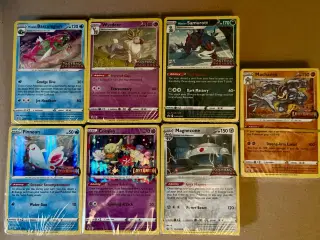 7 forskellige Pokemon prerelease decks (uåbnede)