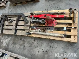 Topstang, løfteåg, udstødninger, træk og øvrigt