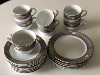 Kaffestel Grå Magnolia