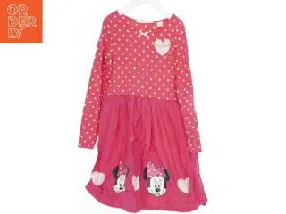 Rød prikket kjole med Minnie Mouse fra H&M (str. 122)