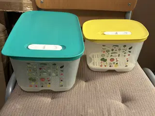 2 stk madopbevaringsbøtter