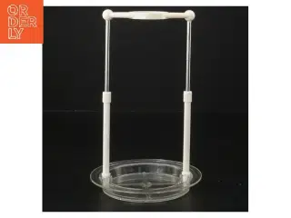 Plastik holder til lampeskærm med base (str. 18 cm)