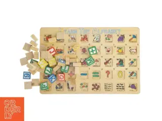 Engelsk Træ-puslespil, Learn The Alphabet (str. 40x27 cm)