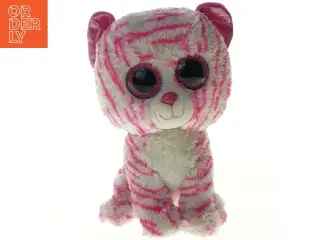 Stripet plysbamse fra Ty (str. 24 x 11 cm)