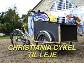 UDLEJES - Rent A Christiania bike