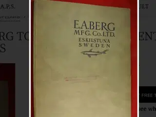 Alt materiale fra E.A Berg Eskilstuna