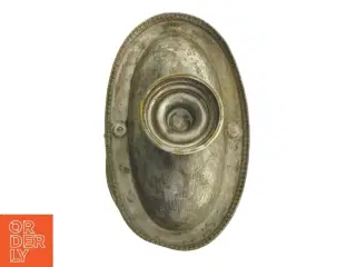 Antik sølvfarvet figur (str. 19 x 11 x 7 cm)