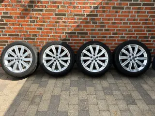 Originale Audi A6 S6 19" fælge med vinterdæk