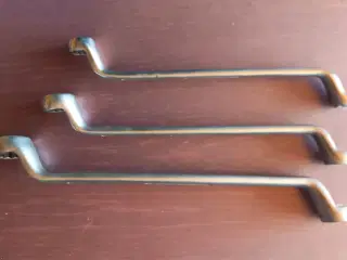 3 stk Gedore ringnøgler No. 2