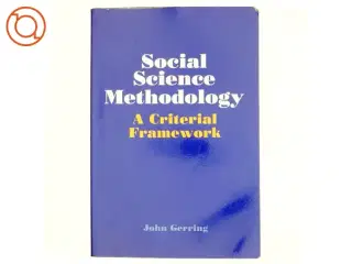 Social science methodology : a criterial framework af John Gerring (Bog)