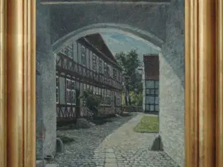Maleri af Frands Frandsen (1885-1979)