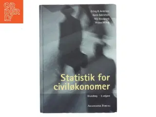 Statistik for civiløkonomer af Erling B. Andersen (Bog)