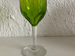 Hvidvinsglas Oreste Holmegård grønne ,12 stk 
