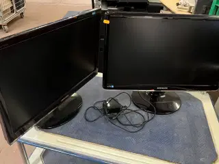 2 Stk. Skærme 24" SAMSUNG