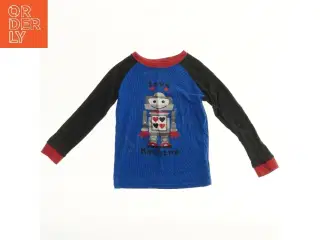 Langærmet trøje med robotmotiv (str. 110)