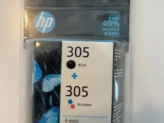HP Blækpatron 305 sort & farve