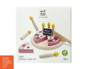 Fødselsdagskage sæt fra Plan Toys
