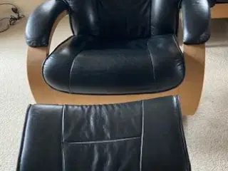 Læder- Lænestol