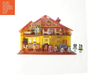 Bluey dukkehus med figurer (str. 42x29,5 cm)