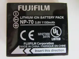 FUJIFILM NP-70 Li-Ion batteri til FUJIFILM