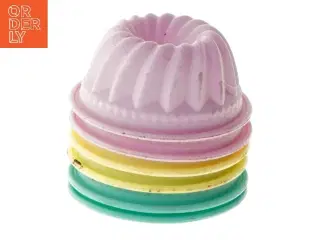 Kagemodeller / muffinforme sæt i plast (str. 6 stk Ø 8 cm)