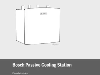 Bosch køleunit til bla. luft og gulvkøling