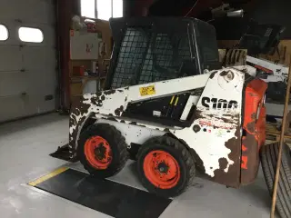 BOBCAT S100 minilæsser incl skovl og greb.Årg 2020