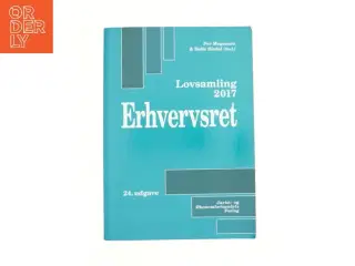 Erhvervsret - Lovsamling 2017 af Per Mogensen & Helle Risdal (Bog)