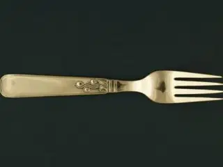 Slotsmønster Middagsgaffel, 18 cm.