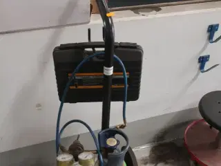 Flaskevogn samt gasflaske