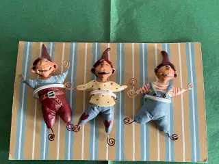 3 fine Aspegren julenisser