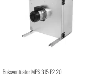 Højtryks ventilator til svejs m.m 