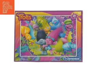 Trolls puslespil med 60 brikker fra Clementoni (str. 60 brikker 33,5x23,5 cm)
