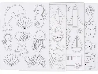 Udstansede Magnetfigurer - 8 Ark til Kreativitet