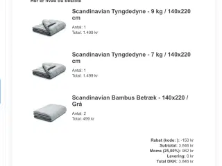 Tyngdedyner fra Scandinavian rest