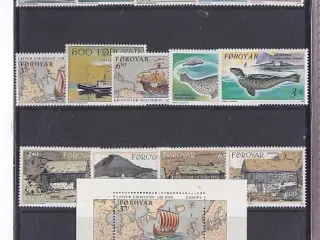 Færøerne - 1992 Komplet - Postfrisk